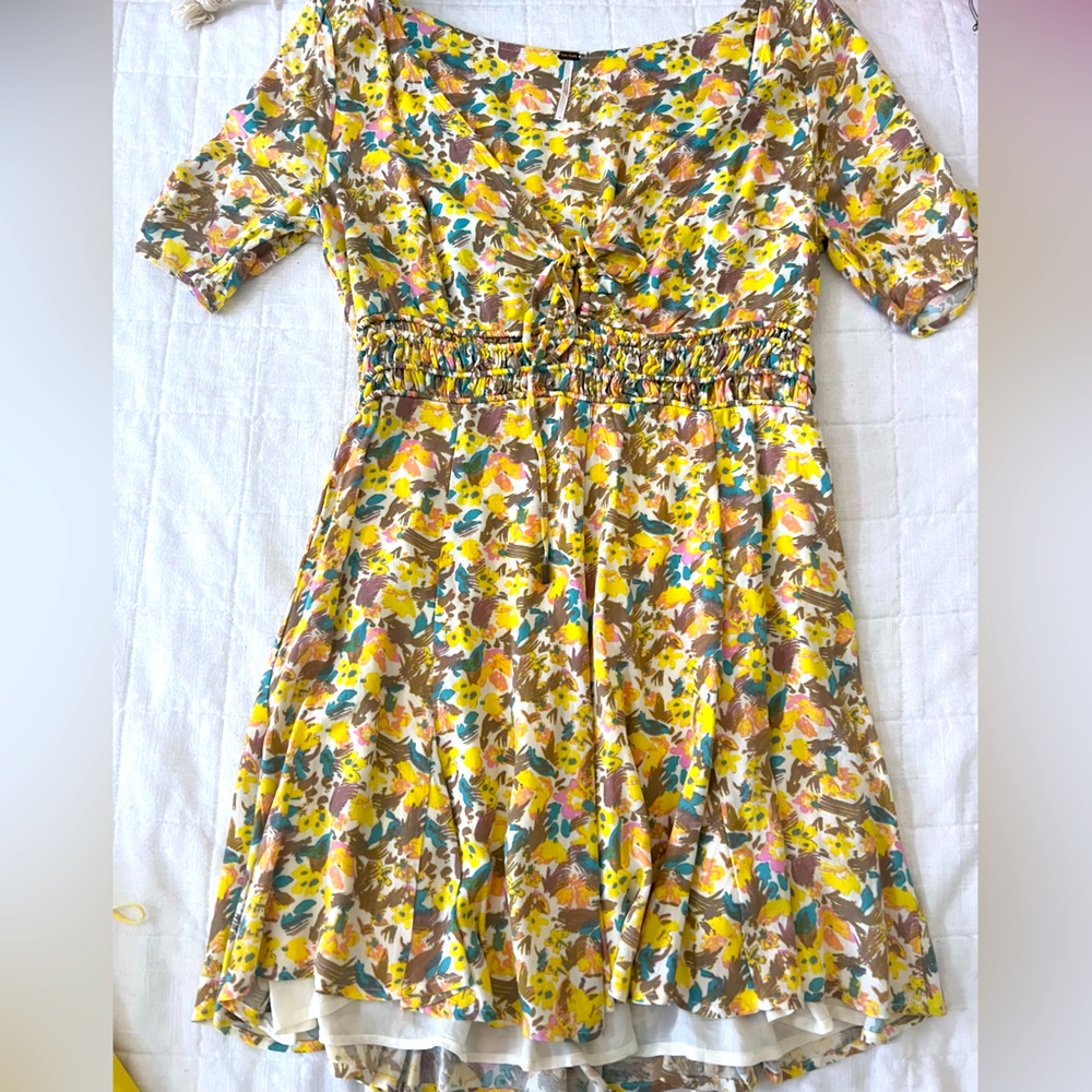 NWOT Free People Floral Dress Sz 6